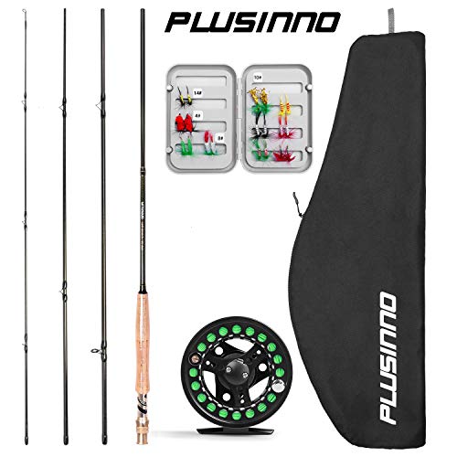 PLUSINNO Fly Fishing Rod and Reel Combo